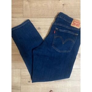 Levis Jeans Womens 32 Boyfriend Dark Wash